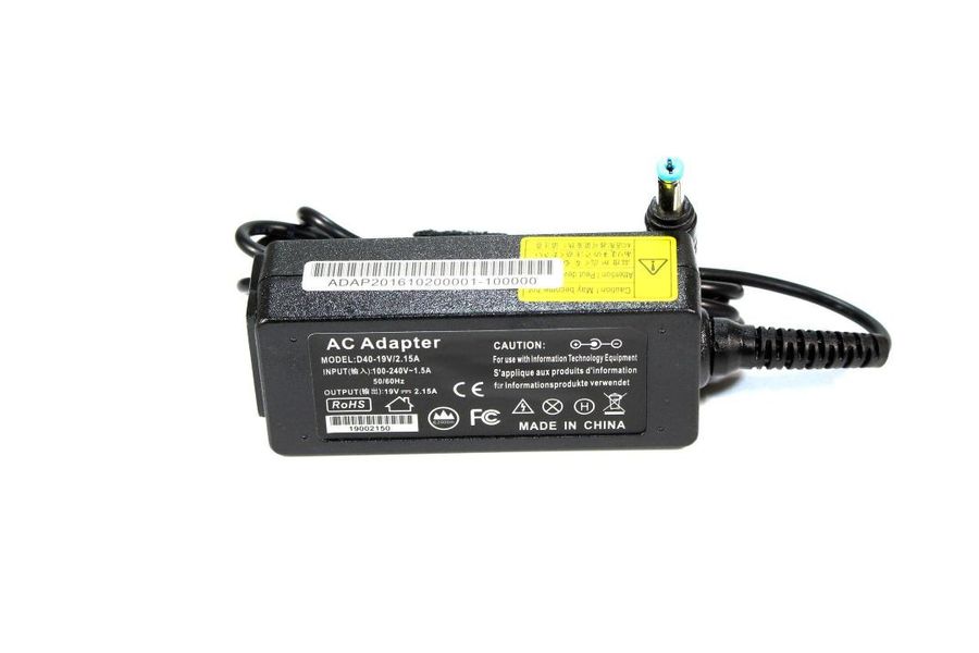 Блок живлення для Acer Aspire One E100 (19V 2.15A 40W)