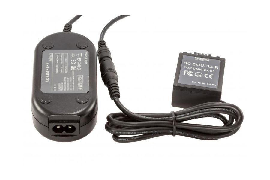 Мережевий адаптер Panasonic DMW-AC8 + DMW-DCC3 DC Coupler для Lumix DMC-G1, G10, G2, G1, GF1, GH1