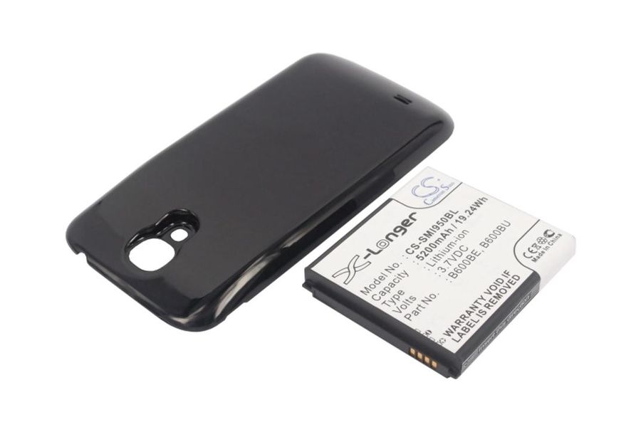 Посилена батарея B600BС для Samsung GT-I9500 Galaxy S4 у комплекті із задньою кришкою (Black)