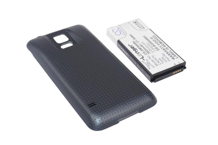 Посилена батарея EB-BG900BBC для Samsung Galaxy S5 G900 у комплекті із задньою кришкою