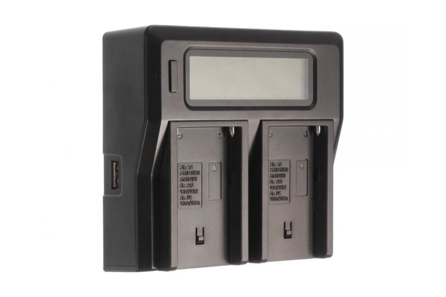 Подвійний LCD смарт-заряджання для Sony DSR-PDX10 (NP-FM50 NP-FM500 NP-FM70 NP-FM90)