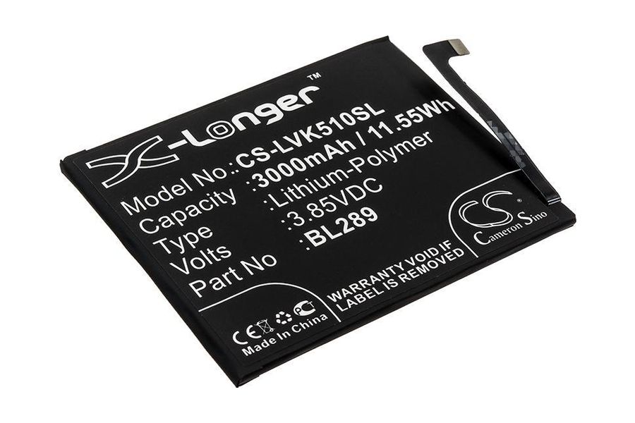 Акумулятор для Lenovo K5 Play (BL289) 3000 mAh (X-Longer CS-LVK510SL)