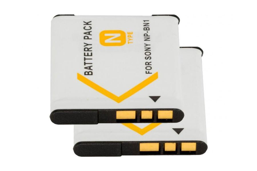 2xNP-BN1 Комплект з 2 акумуляторів для Sony Cyber-shot DSC-TX1 (2-Pack NP-BN1)