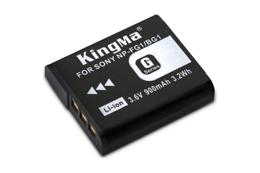 Акумулятор Sony NP-BG1 (KingMa) для DSC-H50 DSC-H7 DSC-H9 DSC-H10 DSC-H20 (900 mAh, 3.6V, 3.2 Wh)