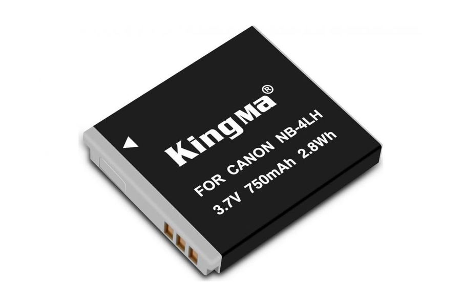 Акумулятор KingMa Canon NB-4L для Digital IXUS 55 (750 mAh, 3.7V, 2.8 Wh)