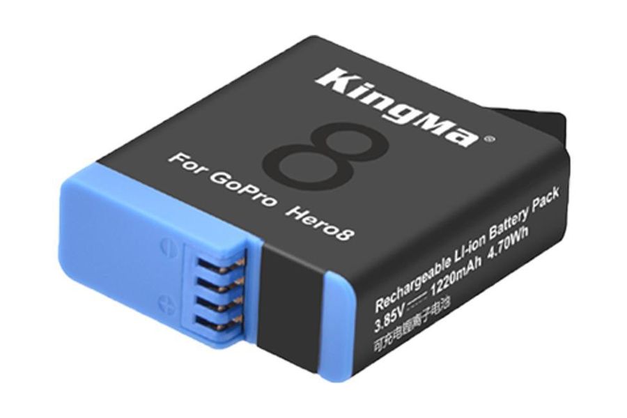 Акумулятор KingMa GoPro SPJB1B для HERO 5 / 6 / 7 / 8 (1220 mAh, 3.85V, 4.7 Wh)