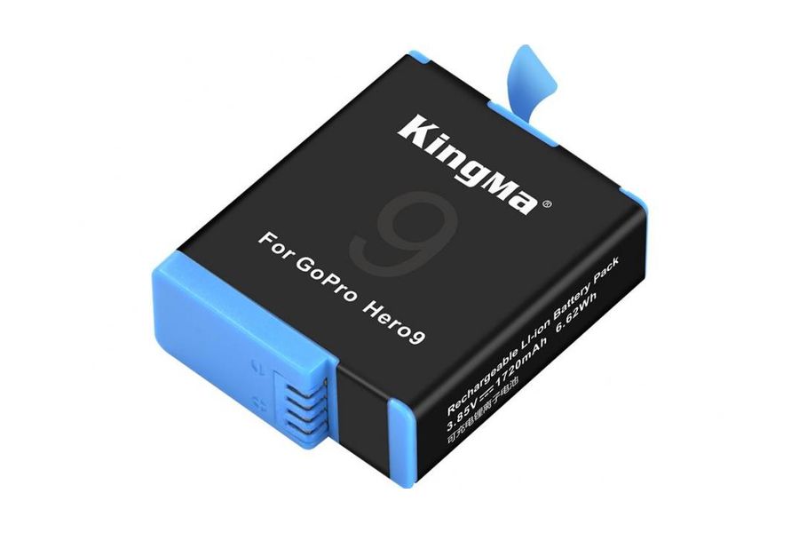 Акумулятор KingMa GoPro SPBL1B для HERO9 (1720 mAh, 3.85V, 6.62 Wh)