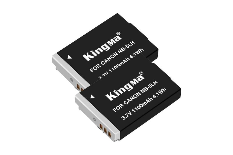 2-Pack KingMa NB-5L для Canon Powershot SD880 IS комплект з 2 акумуляторів (2xNB-5L)