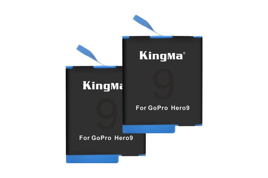2-Pack KingMa SPBL1B для GoPro HERO9 комплект з 2 акумуляторів (2xSPBL1B)