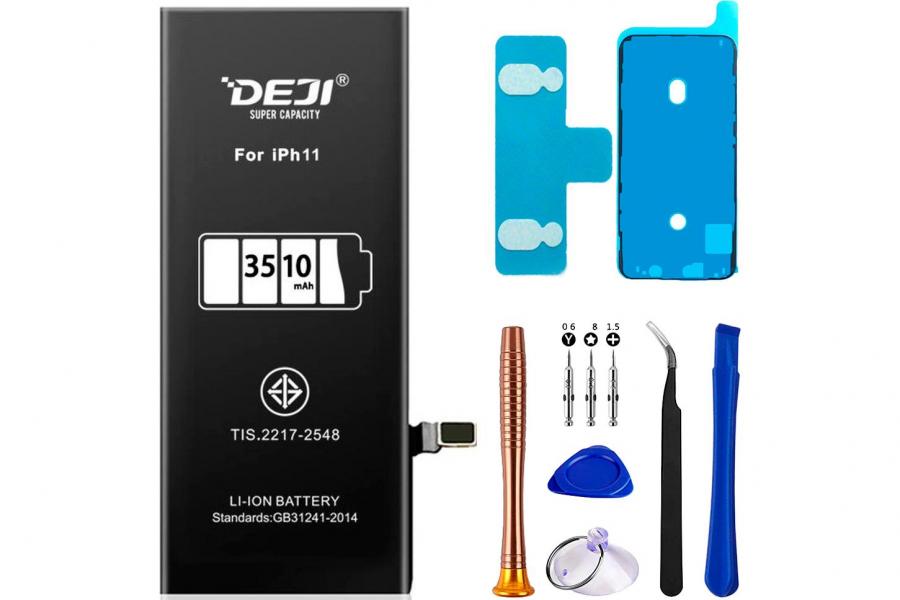 Акумуляторна батарея (3510 mAh) для Apple iPhone 11 (DEJI) + набір інструментів