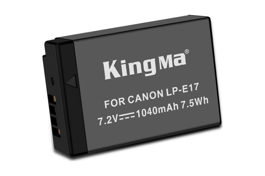 Акумулятор Canon LP-E17 (KingMa) для EOS 750D EOS 760D EOS 77D EOS 800D EOS M5 (1040 mAh, 7.2V, 7.5 Wh)