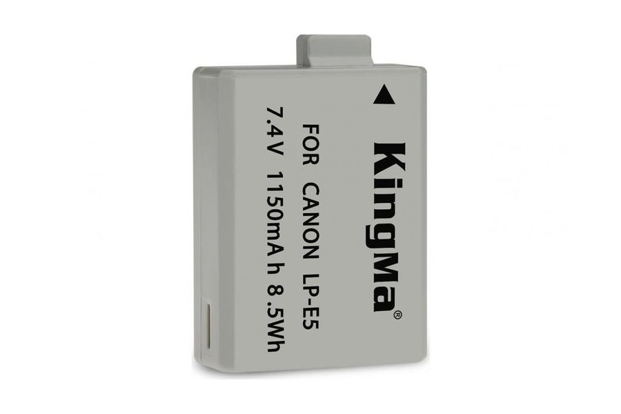 Акумулятор KingMa Canon LP-E5 для EOS Kiss X3 (1150 mAh, 7.4V, 8.5 Wh)