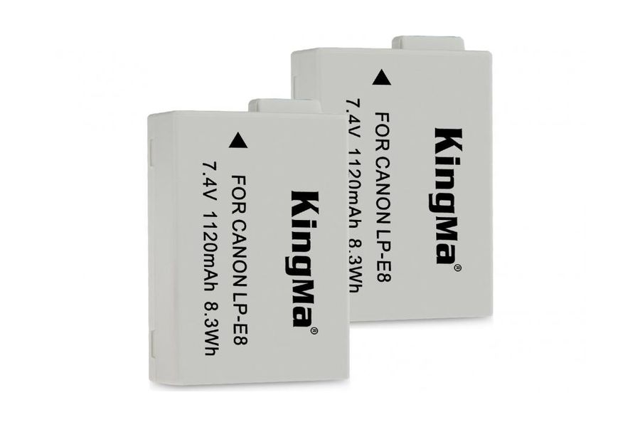 2-Pack KingMa LP-E8 для Canon EOS Rebel T4i комплект з 2 акумуляторів (2xLP-E8)