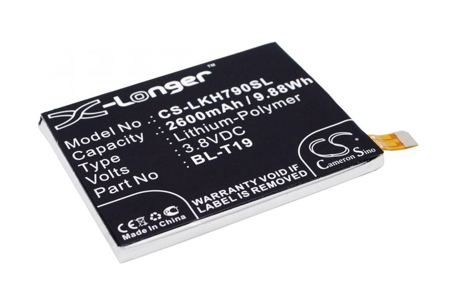 Акумулятор для LG H798 Nexus 5X (BL-T19) 2600 mAh (X-Longer CS-LKH790SL)