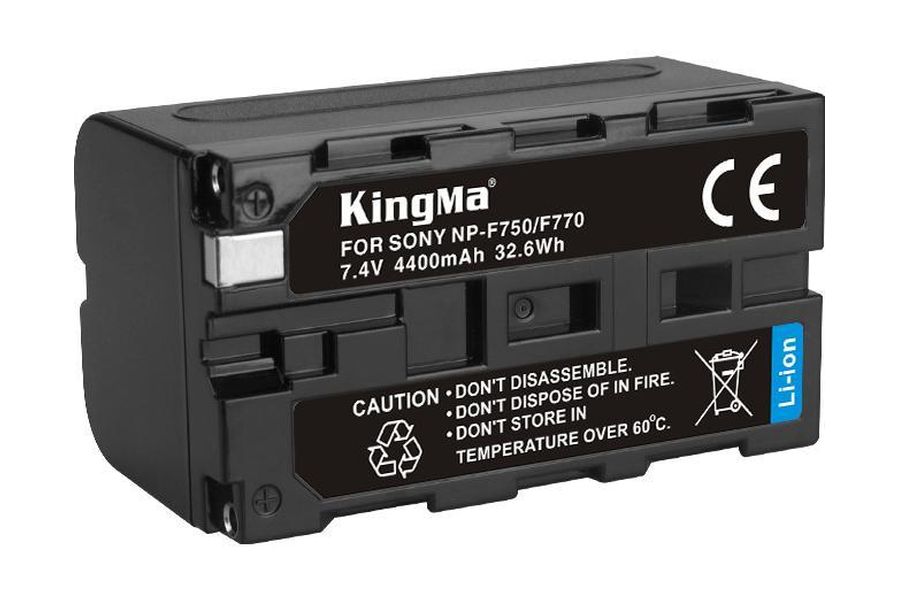 Акумулятор KingMa Sony NP-F750 для Cyber-Shot DSC-D770 (4400 mAh, 7.4V, 32.6 Wh)