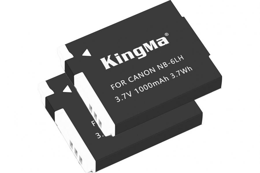 2-Pack KingMa NB-6L для Canon Powershot SX520 HS комплект з 2 акумуляторів (2xNB-6L)