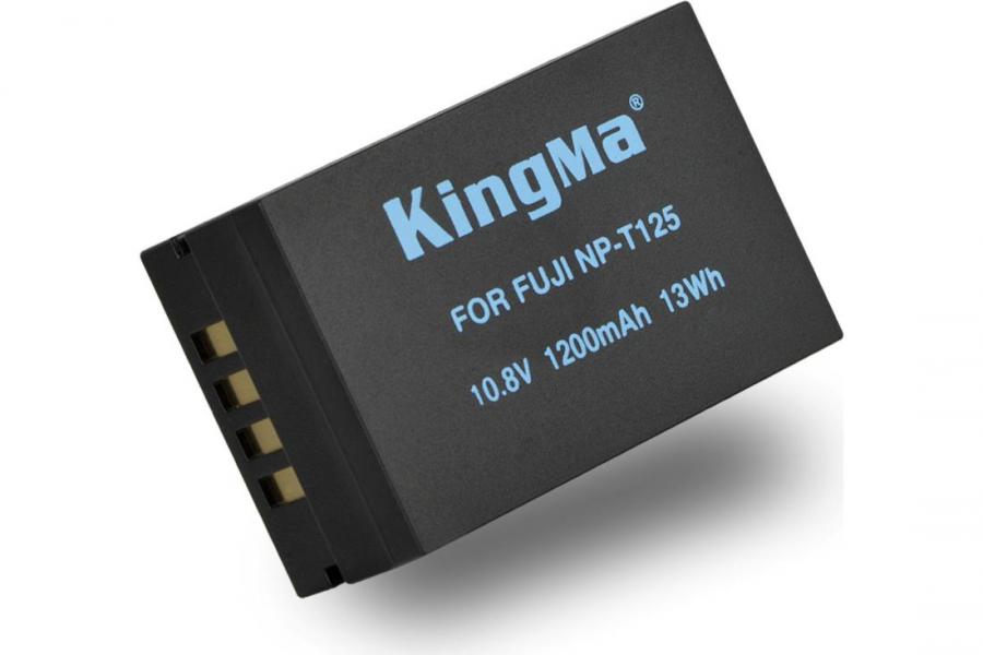 Акумулятор Fujifilm NP-T125 (KingMa) для GFX 50S GFX 50R GFX 100 (1200 mAh, 10.8V, 13.0 Wh)