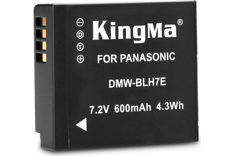 Акумулятор Panasonic DMW-BLH7 (KingMa) для Lumix DMC-GF7 DMC-GM1 DMC-GM5 (680 mAh, 7.2V, 4.9 Wh)