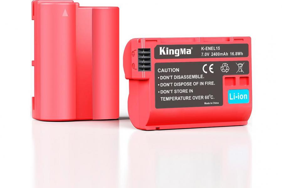 Акумулятор KingMa Nikon EN-EL15 для Z6 (2400 mAh, 7.0V, 16.8 Wh)