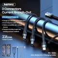 Remax USB-С|Lightning|Micro (RC-124th Black)