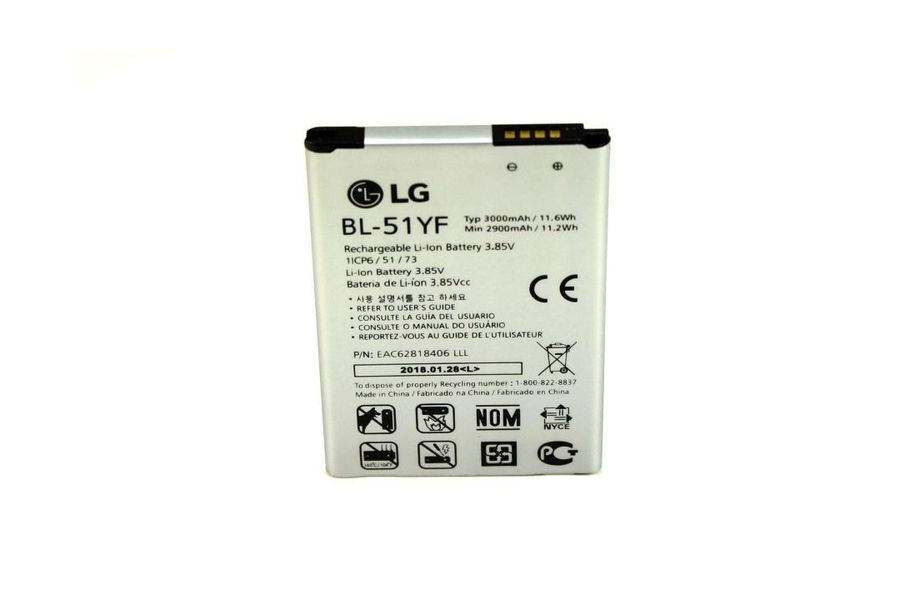Аккумулятор LG BL-51YF (3000 mAh) для LG G4 H815 H818 / G4 Stylus