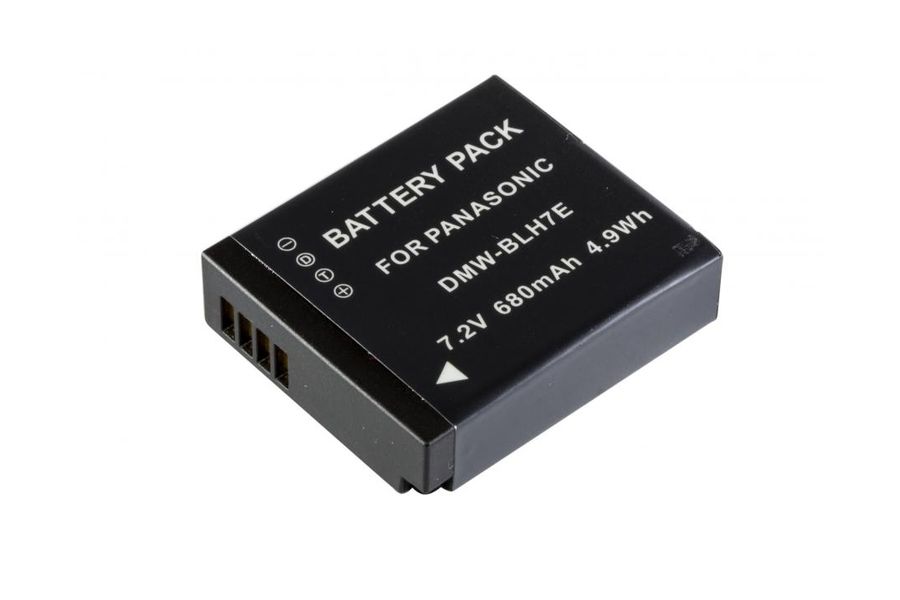 Аккумулятор Panasonic DMW-BLH7 (680 mAh, 7.2V, Li-Ion) для Lumix DMC-GF7, DMC-GM1, DMC-GM5