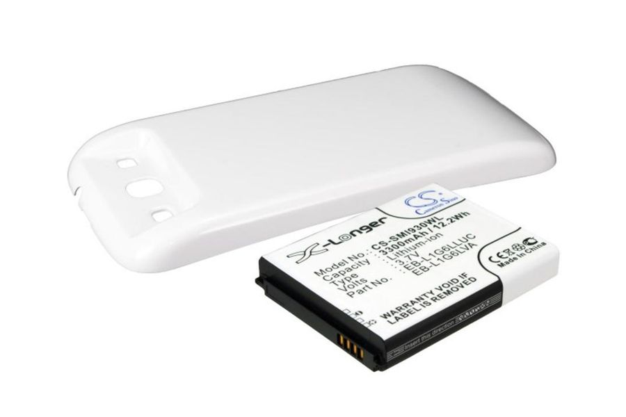 Усиленный аккумулятор X-Longer EB-L1G6LLU для Samsung Galaxy S3 (white) в комплекте с задней крышкой