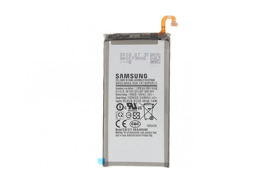 Аккумулятор Samsung EB-BJ805ABE (3500 mAh) для Galaxy A6 Plus (2018) SM-A605F SM-A605G