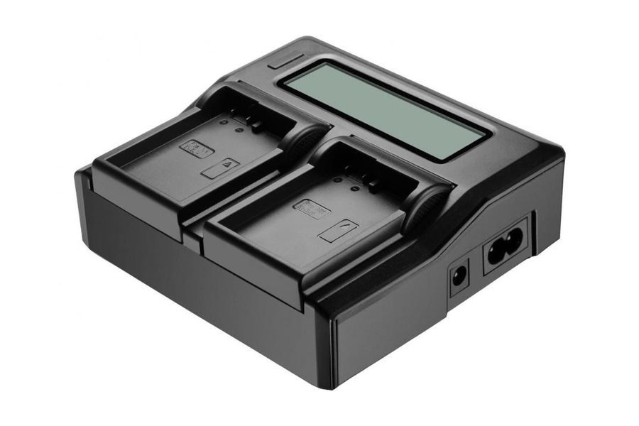 Двойная LCD смарт-зарядка для Nikon EN-EL21 (на 2 батареи)