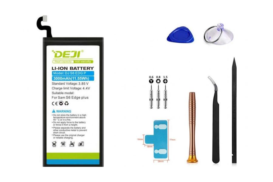 Аккумулятор Samsung EB-BG928ABE (DEJI) для Galaxy S6 Edge Plus (3000 mAh) + набор инструментов
