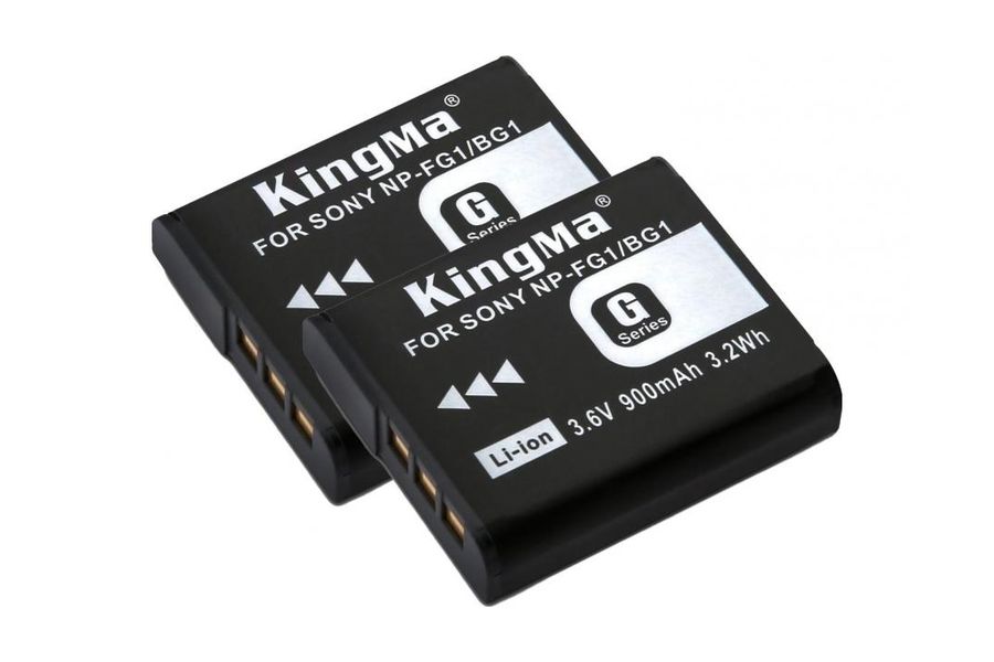 2-Pack KingMa Sony NP-BG1 комплект из 2 аккумуляторов (2xNP-BG1)