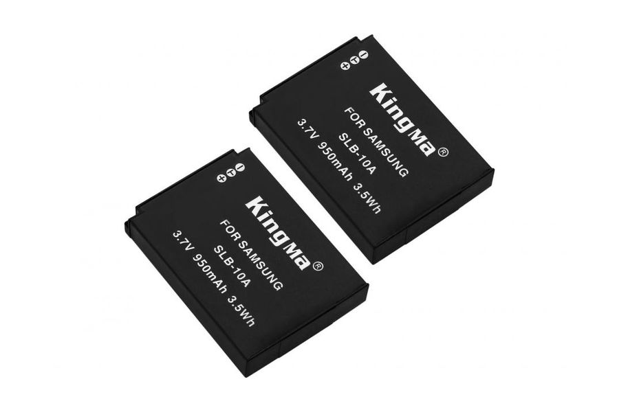 2-Pack KingMa Samsung SLB-10A комплект из 2 аккумуляторов (2xSLB-10A)