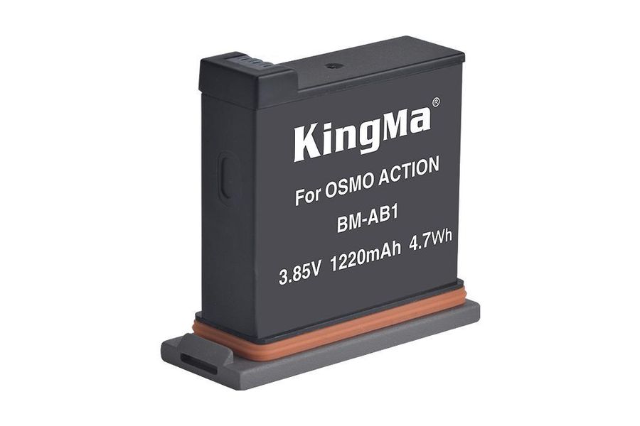 Аккумулятор DJI AB1 (KingMa) для Osmo Action (1220 mAh, 3.85V, 4.7 Wh)