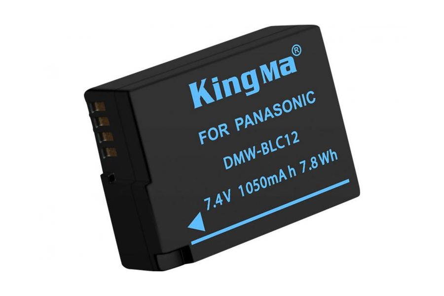 Аккумулятор Panasonic DMW-BLC12 (KingMa) для Lumix DMC-G7 G6 G80 G85 (1050 mAh, 7.4V, 7.8 Wh)
