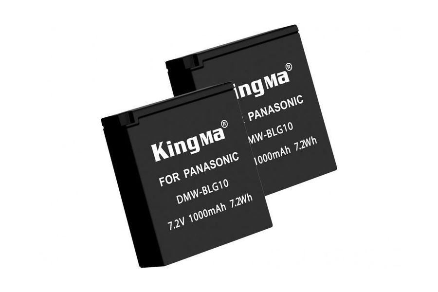 2-Pack KingMa Panasonic DMW-BLG10 комплект из 2 аккумуляторов (2xDMW-BLG10)