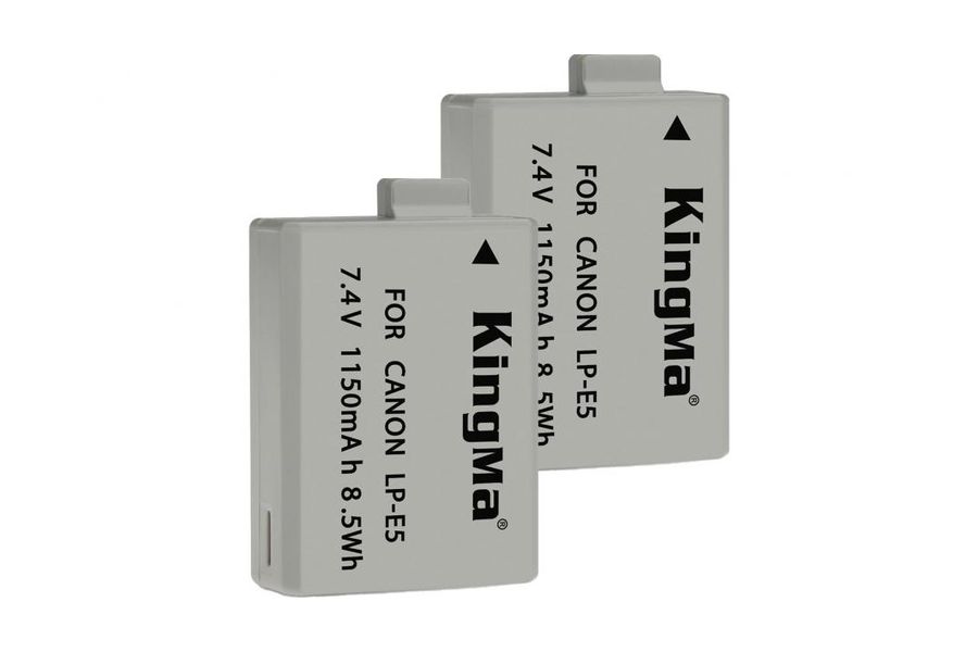 2-Pack KingMa Canon LP-E5 комплект из 2 аккумуляторов (2xLP-E5)