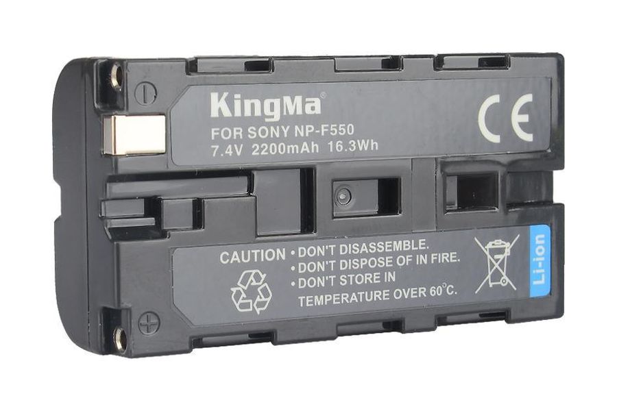 Аккумулятор Z CAM NP-F550 (KingMa) для E2-S6 E2-F6 E2-F8 Full-Frame 8K Cinema Camera (2200 mAh, 7.4V, 16.3 Wh)