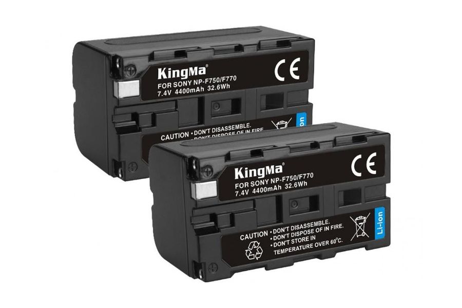 2-Pack KingMa Sony NP-F750 комплект из 2 аккумуляторов (2xNP-F750)