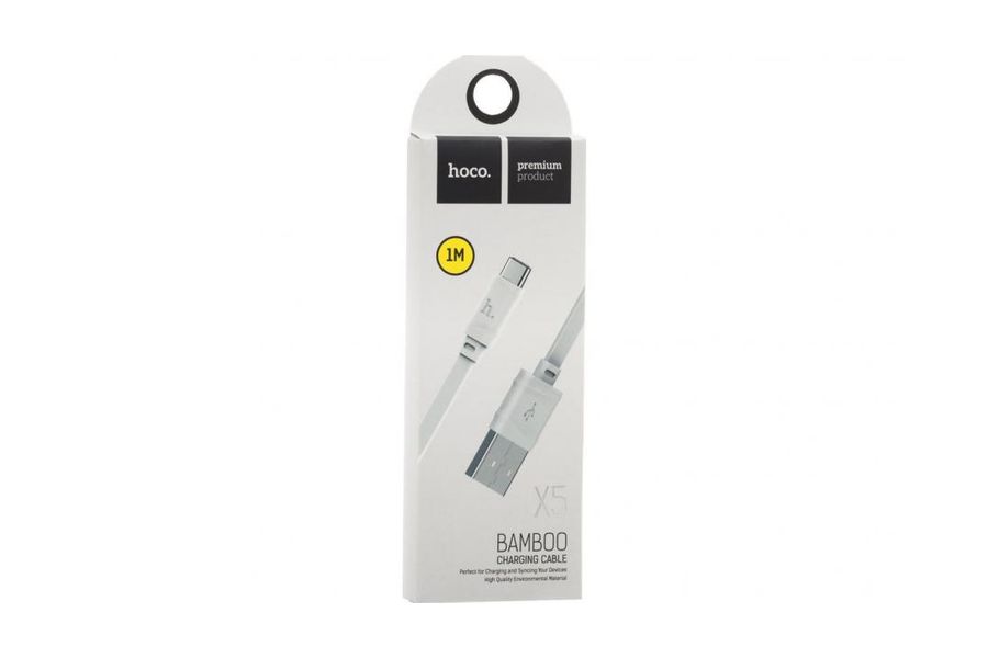 Кабель USB - Type-C Hoco X5 Bamboo 3A