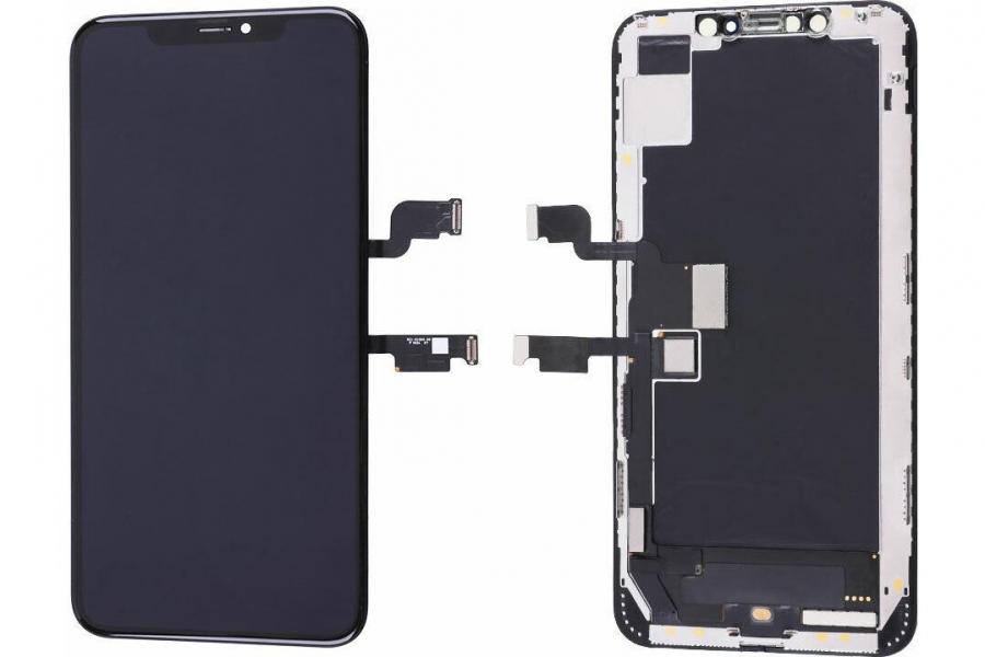 Дисплейний модуль до iPhone XS Max (6.5") Чорний (екран, тачскрін, шлейф)