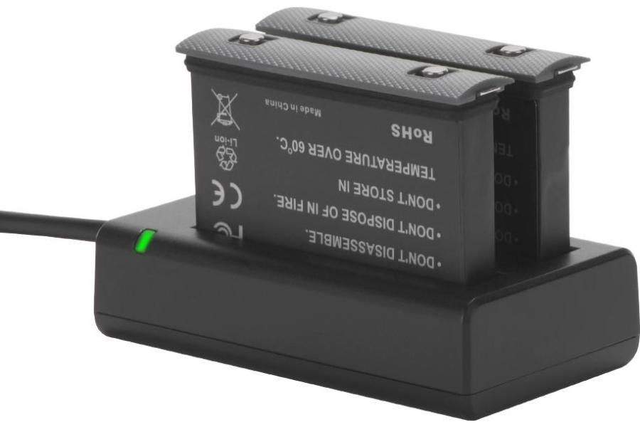 3-Pack KingMa IS360XB2 Комплект з 2 акумуляторів та зарядного пристрою KingMa для Insta CINOSBT