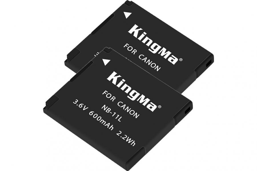 2-Pack KingMa NB-11L для Canon PowerShot ELPH 110 HS комплект з 2 акумуляторів (2xNB-11L)