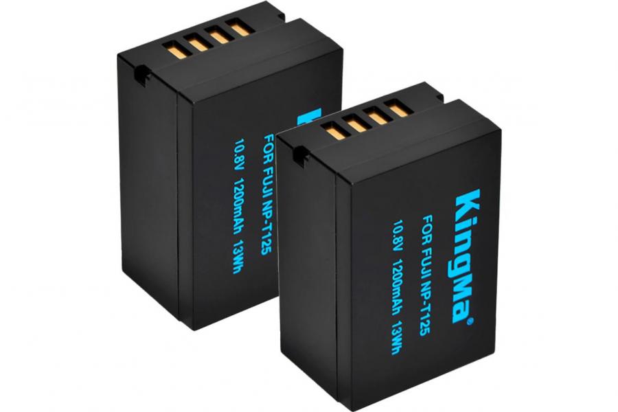 2-Pack KingMa NP-T125 для Fujifilm GFX 100 комплект з 2 акумуляторів (2xNP-T125)