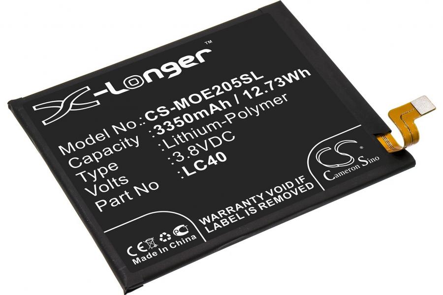 Акумулятор Motorola LC40 (3350 mAh) для Moto E (2020) Moto E7 (X-Longer CS-MOE205SL)