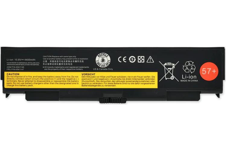 Батарея до ноутбука Lenovo (45N1144) ThinkPad T440P T540P L440 L540 W540  | 11.1V 49 Wh | Replacement