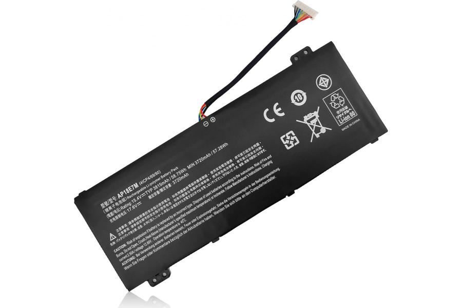 Батарея до ноутбука Acer (AP18E7M) Nitro 5 AN515 AN517 Nitro 7 AN715 | 15.4V 58.75 Wh | Replacement