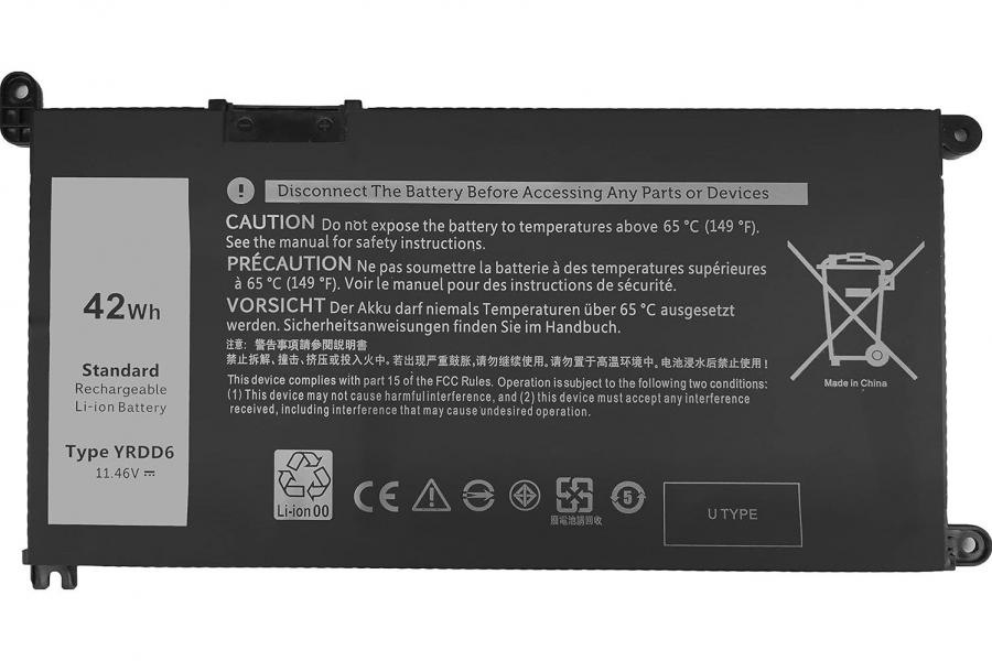 Акумуляторна батарея до ноутбука DELL Inspiron 14 5482 (YRDD6) | 11.4V 42 Wh | Replacement
