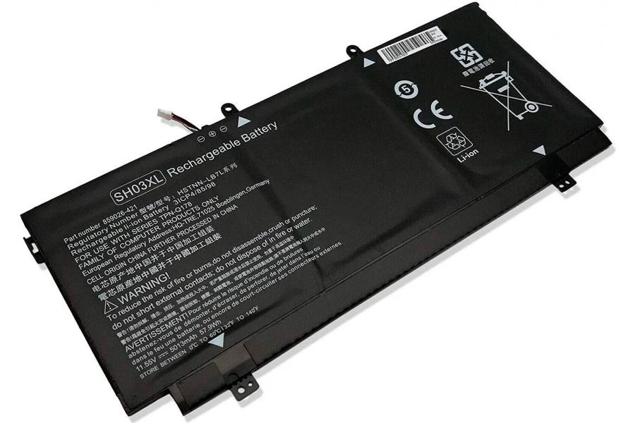Батарея до ноутбука HP (SH03XL) Spectre X360 13-AC000 13-W000 ENVY 13-AB000 Pavilion 15-AW000 Series | 11.55V 59 Wh | Replacement