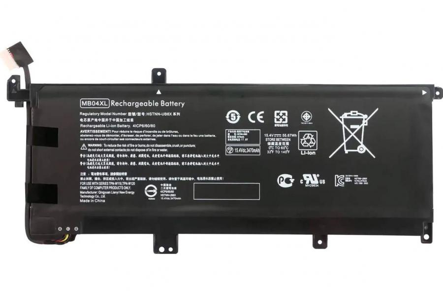Акумуляторна батарея до ноутбука HP Envy x360 15-aq000 (MB04XL) | 15.4V 55.67 Wh | Replacement