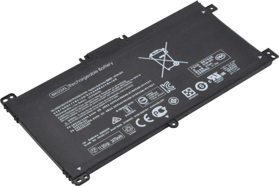 Батарея до ноутбука HP (BK03XL) Pavilion X360 14-BA000 - 14-BA199 | 11.1V 42 Wh | Replacement